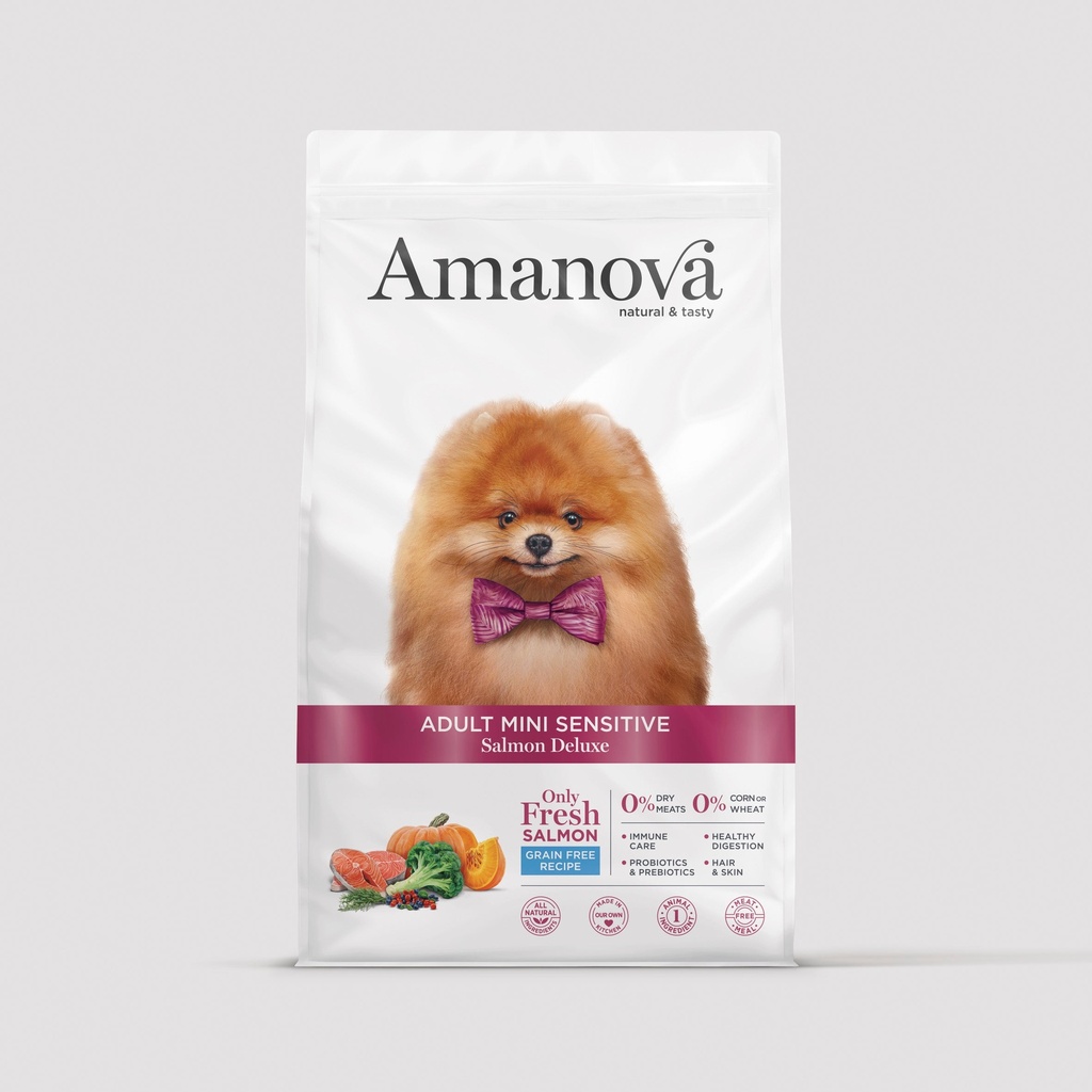 Amanova Adult mini sensitive - Salmon deluxe