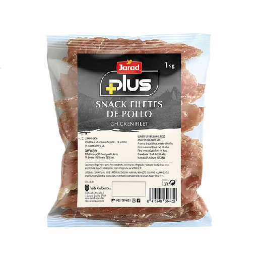 Jarad Plus Snacks Perros Filetes De Pollo