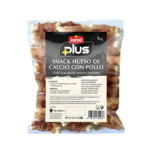Jarad Plus Snacks Perros Huesos De Calcio Con Pollo