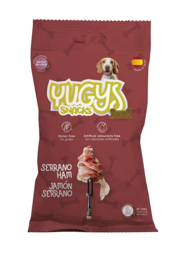 Yugys Snacks Perros Jamón Serrano