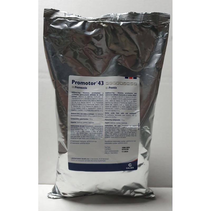 Suplemento vitamínico Promotor 43 Calier