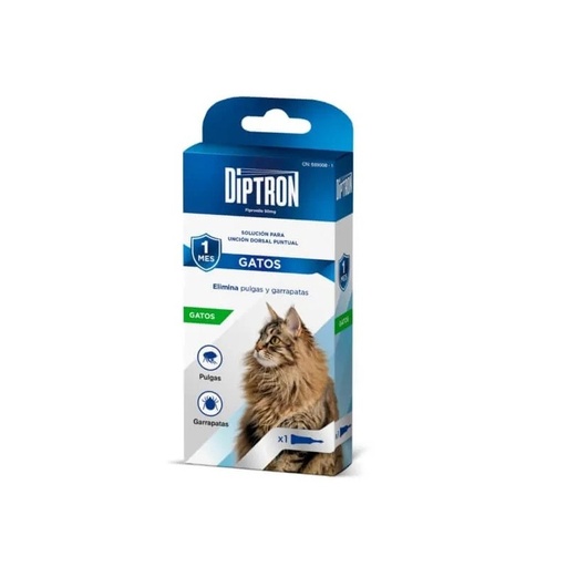 PIPETA DIPTRON GATOS FIPRONILO