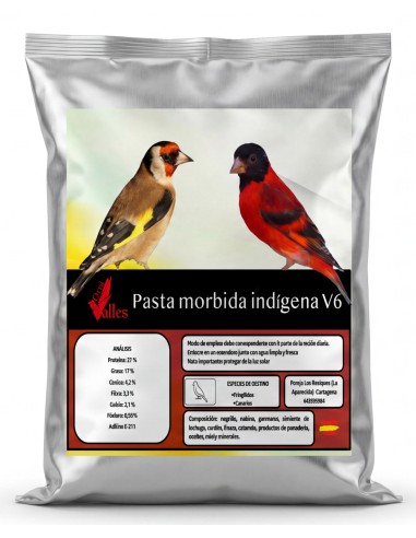PASTA MÓRBIDA INDÍGENA V6 ORNIVALLES - 4 KG