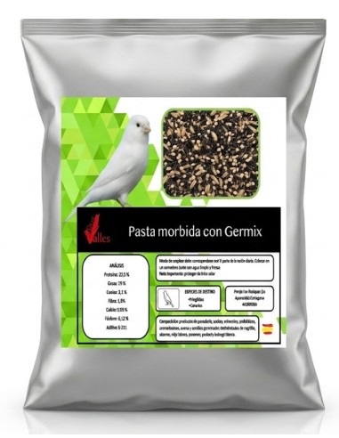 PASTA MÓRBIDA CON GERMIX ORNIVALLES - 4 KG