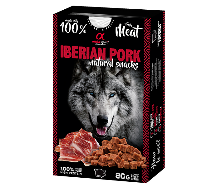 Alpha Spirit Natural Snack para Perros - Jamón