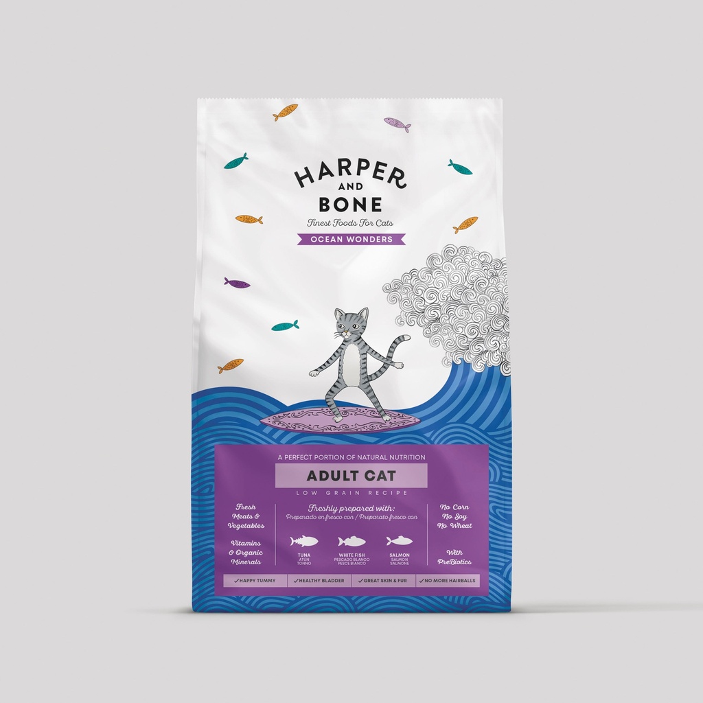 Harper & Bone Adult Cat - Ocean Wonders