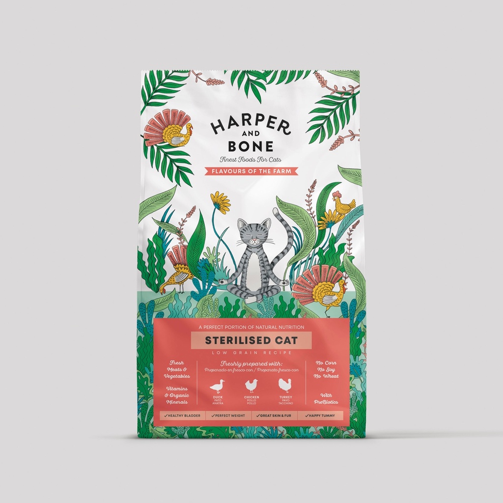 Harper & Bone Sterilised cat - Flavours of the farm