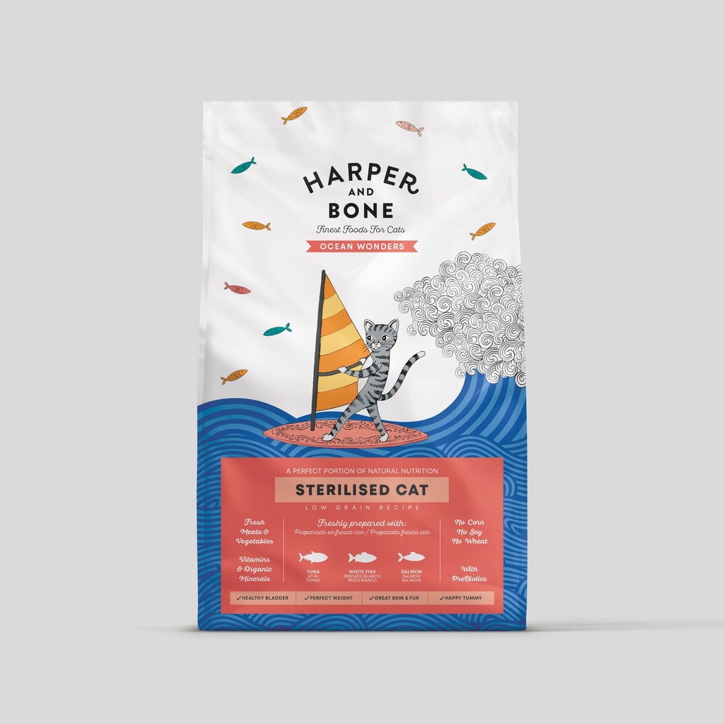 Harper & Bone Sterilised cat - Ocean Wonders