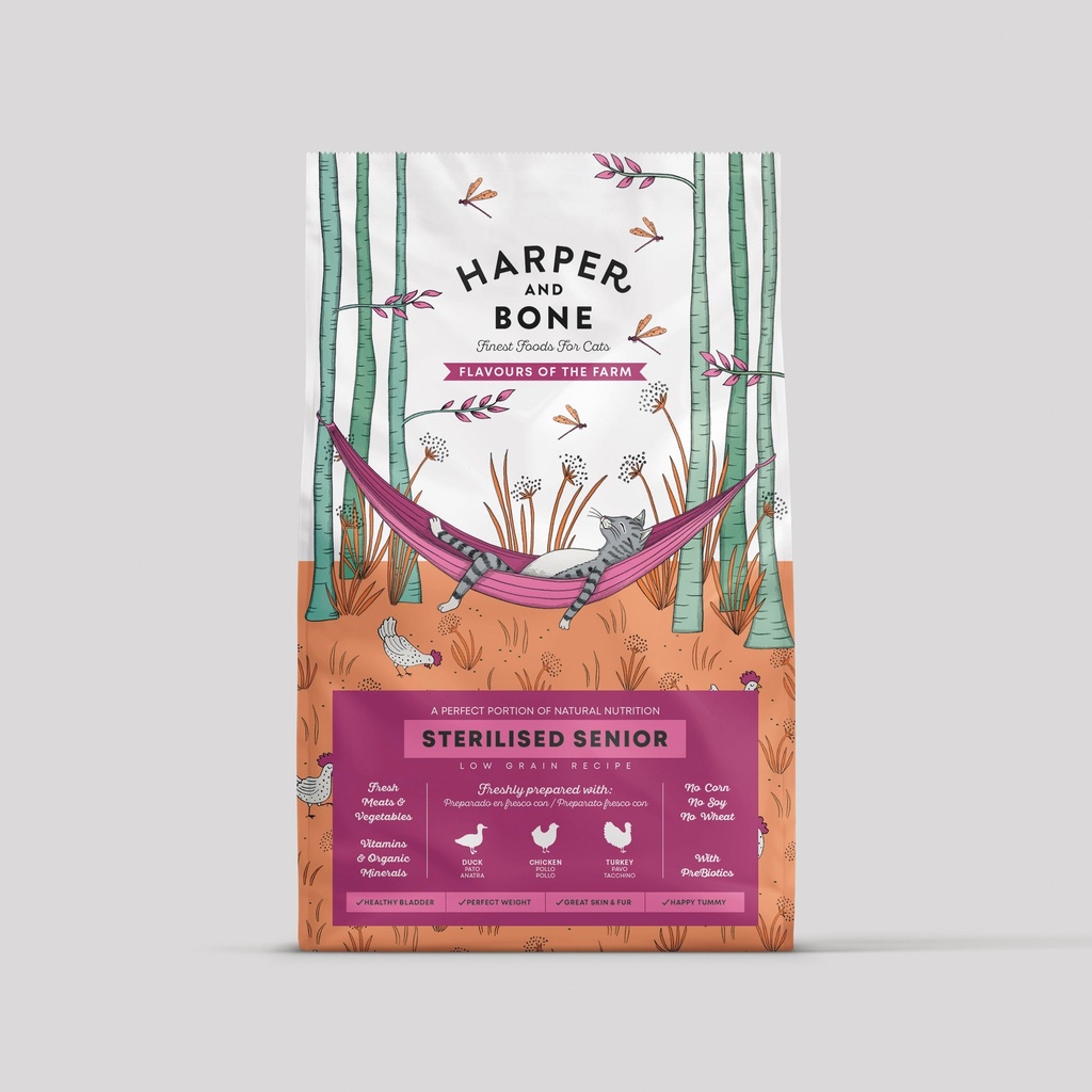 Harper & Bone Sterilised senior - Flavours of the Farm