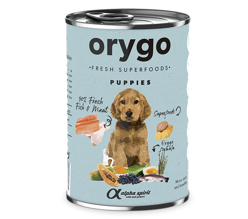 Orygo - Paté de Salmón con Boniato para Puppies